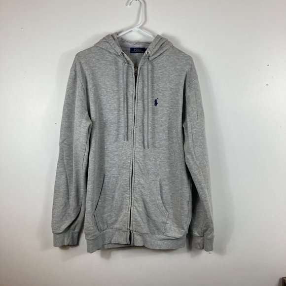 Polo Ralph Lauren Other - Mens Polo Ralph Lauren Full Zip Soft Cotton Hoodie Gray XL